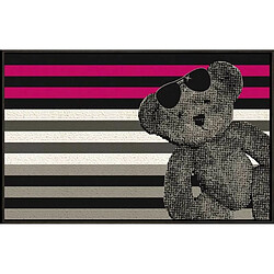 Paris Prix Tapis Déco Rectangulaire Lulu Rock 50x80cm Multicolore