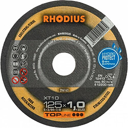 Disque a tronconner acier / inox XT10 115 x 1,0mm ger. Rhodius