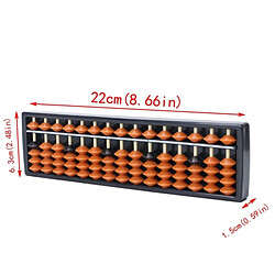 Wewoo Jeux d'éveil Abacus En Plastique 15 Chiffres Outil Arithmétique Mathématiques Apprendre Aide Caculer Jouets Cadeaux pour Enfants pas cher