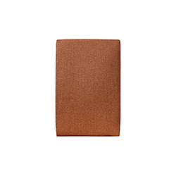 Sommeil de plomb Tete de lit Tapissée Bouclette Terracotta L 90 cm - Ep 10 cm rembourré