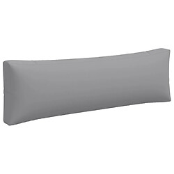 Acheter vidaXL Coussins de palette lot de 3 gris tissu