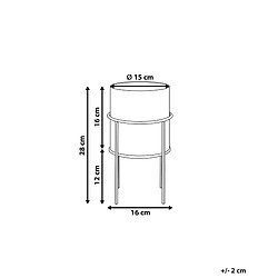 Avis Beliani Cache-pot MILEA Métal 16 cm