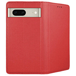 Acheter Htdmobiles Housse pour Google Pixel 8 5G - etui coque pochette portefeuille + film ecran - ROUGE MAGNET