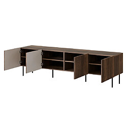 Bestmobilier Franco - meuble tv - bois - 200 cm