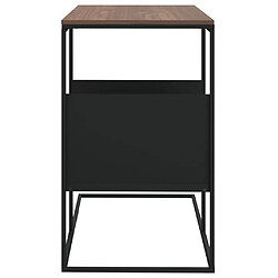 Avis vidaXL Table d'appoint Noir 55x36x59,5 cm Bois d'ingénierie