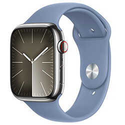 Sport Band pour Apple Watch Series 1 á 10 / SE / Ultra (2) (44/45/46/49 mm) - Taille M/L - Winter Blue