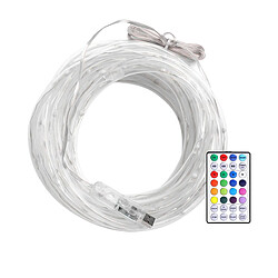 Tuyau Rainbow Light LED Rainbow Lamp Décoration Murale Bande LED auto-adhésive RGB multicolore 10 mètres 100 lumières