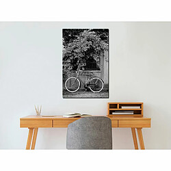 Paris Prix Tableau Imprimé Bicycle & Flowers 40 x 60 cm