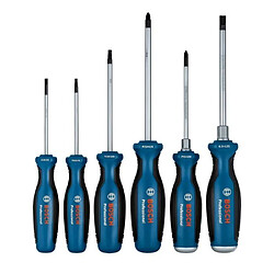 Bosch Set de 6 tournevis plat