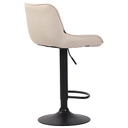 Acheter Non Tabouret de bar Lentini tissu noir