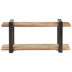 vidaXL Meuble TV 90x40x40 cm Bois de récupération massif