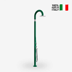 Douche extérieure de jardin avec mitigeur Arkema Design Funny Yin T345, Couleur: Vert foncé