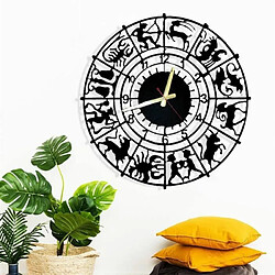 DEKORY Astrologie Horloge Murale en Métal 50cm