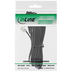 Avis Câble TAE-F, InLine®, pour importation, TAE-F à 6P4C, 1 m