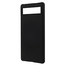 Coque en TPU anti-poussière, surface brillante, caoutchouté, noir pour votre Google Pixel 6a