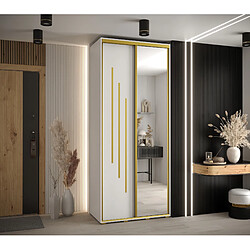 Abiks Meble Armoire DAVOS 9 À Portes Coulissantes 235,2/100/45 2 Portes