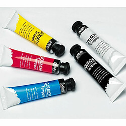 Acheter Pebeo 2 boîtes de 5 tubes de peinture gouache + palette - 5 x 10 ml