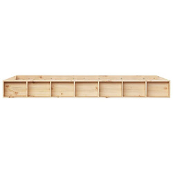 Acheter vidaXL Cadre de lit sans matelas 100x200 cm bois massif