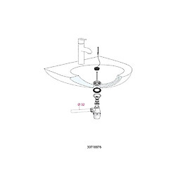 WIRQUIN Ensemble fermeture a bouchon - Lavabo