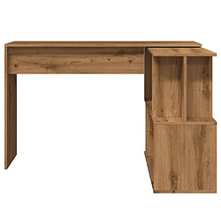 Avis vidaXL Bureau d'angle chêne artisanal 200,5x50x76 cm bois d'ingénierie