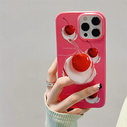 GUPBOO Étui pour iPhone11 Support de coque de téléphone Summer Cream Cherry Girl Soft