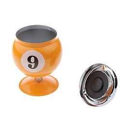 Acheter Piscine En Aluminium Cadeau De Collection Billard Cendrier Balle Avec La Base Jaune 9