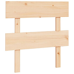 Maison Chic Tête de lit scandinave,Meuble de chambre 93,5x3x81 cm Bois massif de pin -MN53288