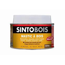 Mastic SINTOBOIS + Tube durcisseur SINTO - Sapin - Boite 170 ml - 33780