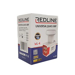 Avis Redline LNB QUAD HIGH GAIN 70 DB - FACT. BRUIT 0,1DB FULL HD 4K TNTSAT ASTRA ET FRANSAT