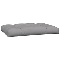 Acheter vidaXL Coussins de palette lot de 2 gris tissu