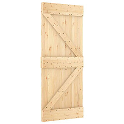 vidaXL Porte NARVIK 85x210 cm bois massif de pin