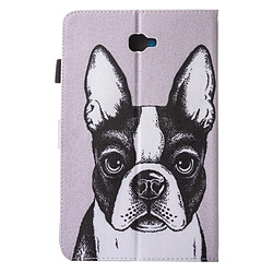 Avis Wewoo Housse Étui pour Samsung Galaxy Tab A 10.1 2016 / T580 beau dessin animé bouledogue modèle horizontal en cuir flip avec support et Slots de cartes Pen Slot