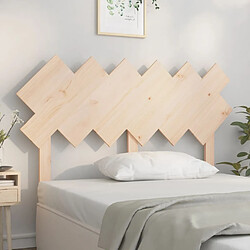 Maison Chic Tête de lit scandinave,Meuble de chambre 132x3x81 cm Bois massif de pin -MN10303