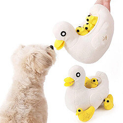 Jouets éducatifs grinçants pour chien, Jouets à mâcher colorés pour chien, Jouets pour chiots, Jouets interactifs mignons pour peluches, Oiseaux dans une souche d'arbre à la chasse et à la t...