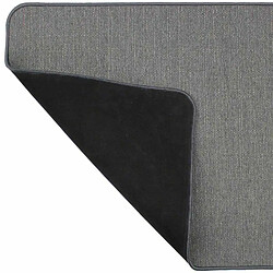 Paris Prix Tapis Déco Tissé Uni Manea 45x75cm Gris