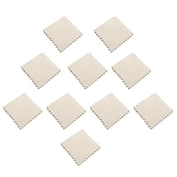 Tapis de puzzle 10pc eva en mousse exercice carreaux imbriqués bébé crawl mat marron