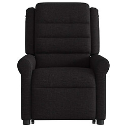 Acheter vidaXL Fauteuil inclinable noir tissu