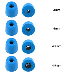 Avis Lot de 8 Petits écouteurs de Remplacement en Mousse Xcessor Bullet FX-30 30 Bleu