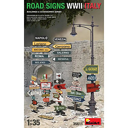 Mini Art Road Signs Wwii Italy - Décor Modélisme