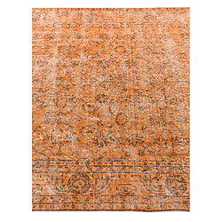 Vidal Tapis de laine 254x155 orange Ultra Vintage pas cher