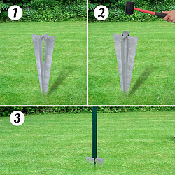 Acheter vidaXL Clôture Euro Acier 25 x 0,8 m Vert