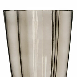 Avis BigBuy Home Vase Gris Verre 15,5 x 15 x 25 cm