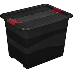 keeeper Boîte de rangement 'eckhart', 24 L, graphite/rouge ()