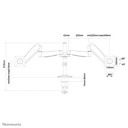 Avis Neomounts by Newstar support moniteur de bureau