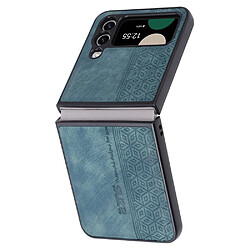 Coque en TPU + PU anti-rayures pour votre Samsung Galaxy Z Flip3 5G - vert