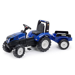 Avis Falk / Falquet Tracteur enfant New Holland avec remorque 3 à 7 ans - Falk