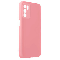 Avizar Coque Oppo A16 et Oppo A16s Silicone Semi-rigide Finition Soft-touch Fine Rose