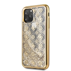 Guess Maroquinerie Etui pour iPhone 11 Pro - Guess paillettes Or