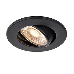 Saxby 500 CCT Lumière Inclinable 5W Encastré Downlight Peinture Noir Mat