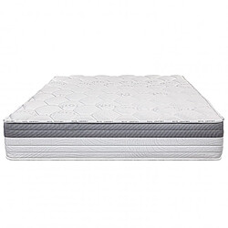 LUXURY LITERIE Matelas GoldVisco, 26cm, mousse haute densité, indépendance du couchage, ergonomique, haute adaptabilité, face été/hiver, 140x200cm